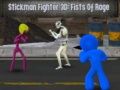 Spel Stickman Vecht 3D: Vuisten van Woede online