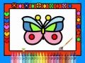 Spel Kleur en decoreer vlinders online