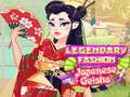 Spel Legendarische mode van de Japanse geisha online
