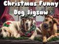 Spel Kerstgrappige Hondenpuzzel online