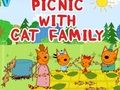 Spel Picknick met de kattenfamilie online