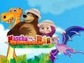 Spel Masha en de Beer: Dinosaurus online
