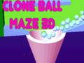 Spel Kloon Bal Doolhof 3D online