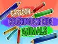 Spel Cartoon Kleurboek voor Kinderen Dieren online