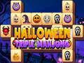 Spel Halloween Drievoud Mahjong online