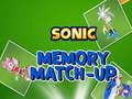 Spel Sonic: Geheugen Match online