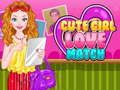 Spel Schattig Meisje Liefde Match online Spel Schattig Meisje Liefde Match online