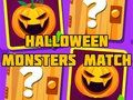 Spel Halloween Monsters Match online