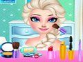 Spel Elsa: Jurk Versieren en Make-up online