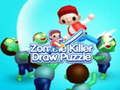 Spel Zombie Killer: Teken Puzzel online