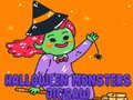 Spel Halloween Monsters Puzzel online