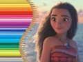 Spel Kleurboek voor Moana online Spel Kleurboek voor Moana online