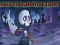 Spel Halloween Monsters Geheugen online