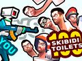 Spel Jij tegen 100 Skibidi Toiletten online Spel Jij tegen 100 Skibidi Toiletten online