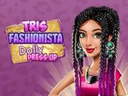 Spel Tris Fashionista: Kleed het Popje Aan online