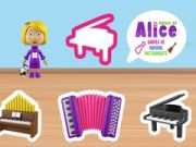 Spel Wereld van Alice Vormen van Muziekinstrumenten online