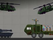 Spel Pixel Speelplaats: Oorlog Sandbox online