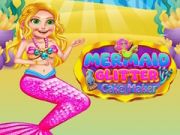 Spel Zeemeermin Glitter Taartenmaker online Spel Zeemeermin Glitter Taartenmaker online