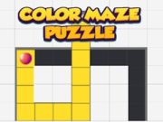 Spel Gekleurd Doolhof Puzzel online