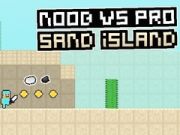 Spel Noob vs Pro: Zand Eiland online Spel Noob vs Pro: Zand Eiland online