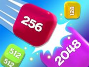 Spel Kettingenkubus 2048 3D Samenspel online