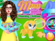 Spel Mama en Taylor Kleren Wassen online Spel Mama en Taylor Kleren Wassen online