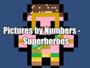 Spel Afbeeldingen per Nummers - Superhelden online Spel Afbeeldingen per Nummers - Superhelden online