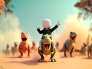 Spel Stickman: Dinosaurussen Arena online