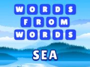 Spel Woorden uit woorden: Zee online