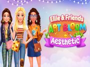 Spel Ellie en vrienden kunst bloeit esthetiek online