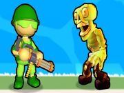 Spel Vernietiging van stickman zombie online