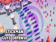 Spel Stickman Guys Defense online