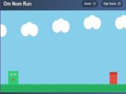 Spel Om nom run 03 online