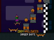 Spel Obby Halloween Danger Skate online
