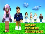 Spel Eenvoudig Obby Jump and Run-uitdaging online online