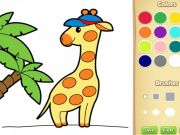 Spel Eenvoudig dierlijk kleurboek voor kinderen online