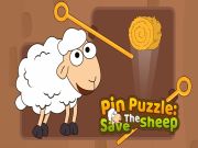Spel Pin puzzel bewaar de schapen online