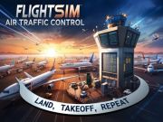 Spel Flight Sim luchtverkeersleiding online