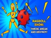 Spel Ragdoll Show: gooi, breken en vernietigen! online