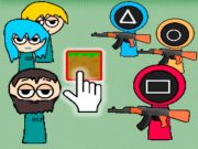 Spel Sandbox Squid-game creëert een uitdaging online