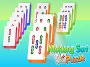 Spel Mahjong sorteer puzzel online