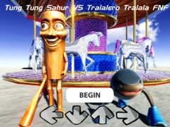 Spel Tung Tung Sahur vs Tralalero Tralala FNF online