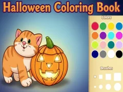 Spel Halloween-kleurboek online Spel Halloween-kleurboek online