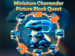 Spel Miniatuur Charmander Picture Block Quest online
