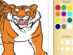 Spel Tijger kleurboek online