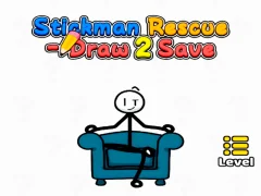 Spel Stickman Rescue Draw 2 Save online