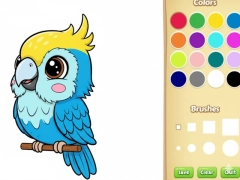 Spel Kawaii Animal Color Book online