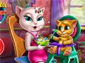 Spel Angela: Voeden van Peuter online Spel Angela: Voeden van Peuter online