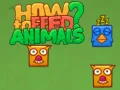 Spel Hoe dieren te voeden? online Spel Hoe dieren te voeden? online