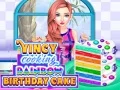 Spel Vincy Kookt Regenboog Verjaardagstaart online